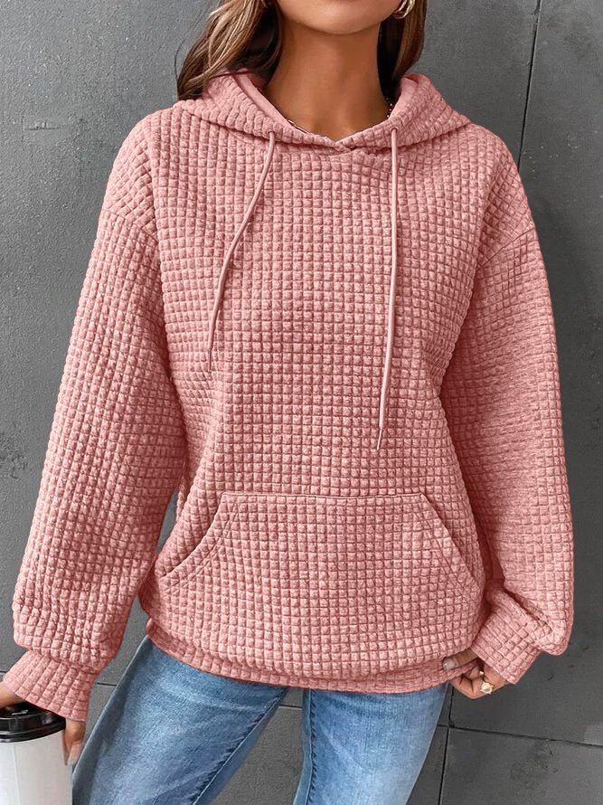 Cosy Moments - Quadratischer Hoodie mit Seitentaschen