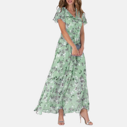 Mona's - Florale Maxi Sommerkleid