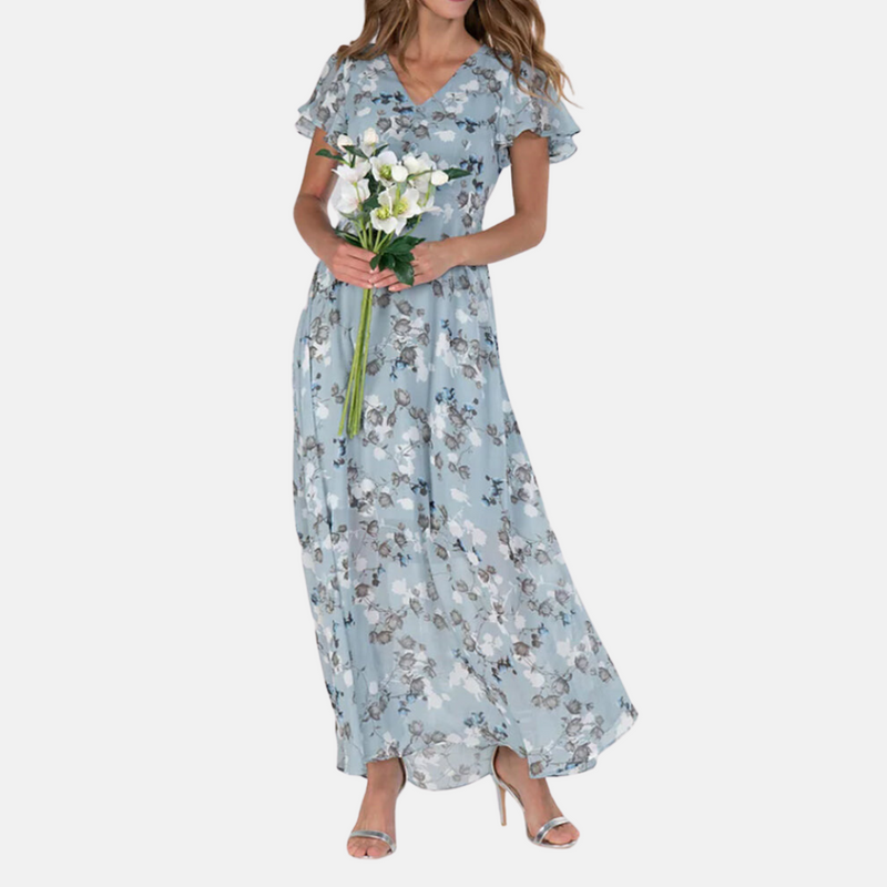 Mona's - Florale Maxi Sommerkleid