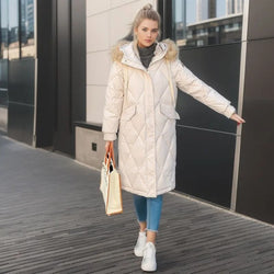 Urban Essentials Parka - Stylischer langer gesteppter Parka-Wintermantel