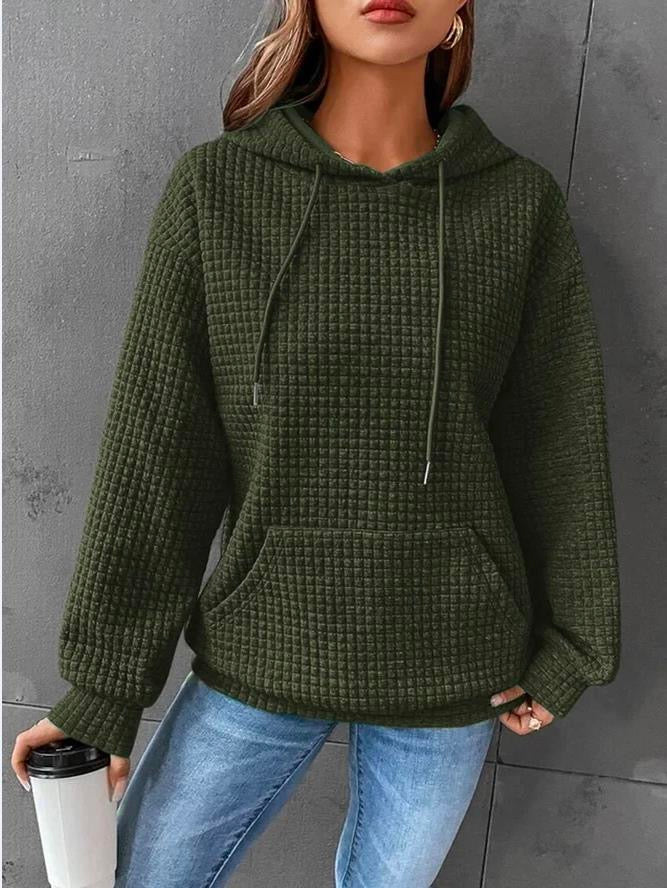 Cosy Moments - Quadratischer Hoodie mit Seitentaschen