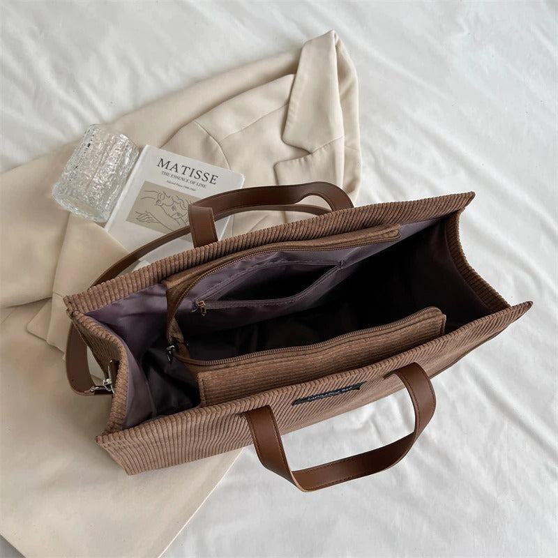 Nora | Corduroy Tote Tasche