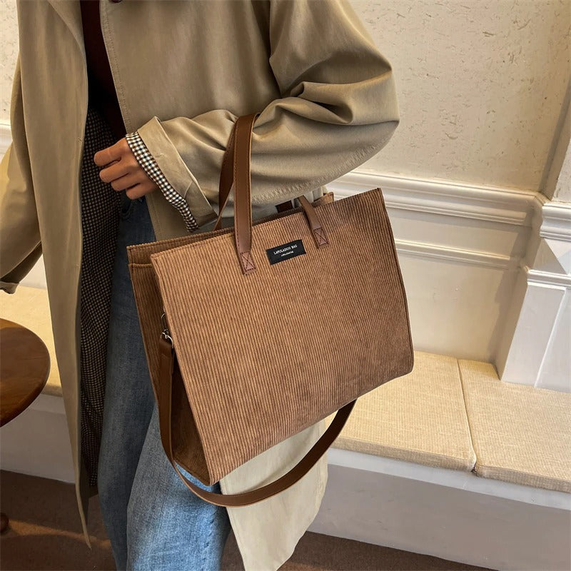 Nora | Corduroy Tote Tasche